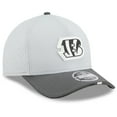 thumbnail image 3 of Men's New Era  Gray/Graphite Cincinnati Bengals 2025 NFL Training Camp A-Frame 9FORTY Adjustable Hat, 3 of 5