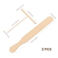 thumbnail image 2 of EeaseMX Cabilock 2pcs Kit de esparcidor de espátula de crepe de madera de haya Juego de herramientas profesionales para hacer tortillas, 2 of 8
