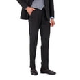 thumbnail image 5 of Men's Suit, Dovetail Collar Slim Fit Woven Black Classic Suit with Vest, 5 of 6