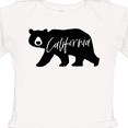 thumbnail image 4 of Inktastic California Black Bear Silhouette Boys or Girls Long Sleeve Baby Bodysuit, 4 of 5