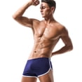 thumbnail image 3 of Men's Boxer Briefs Groomsmen Underwear Men Fashion Briefs My Package Men's Underwear Large Wading Cellblock Men Bulk Comfortable Mens Separating Dark Blue XL, 3 of 5
