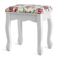 thumbnail image 5 of Kadyn Makeup Vanity Table Set Girls Dressing Table with Drawers Oval Mirror-White, 5 of 8