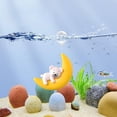 thumbnail image 7 of Jiibva Floating Fish Tank Decoration Moon Animal Aquarium Decoration Cute Betta Fish Toys Fish Tank Landscape Accessories, 7 of 7