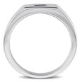 thumbnail image 4 of Everly Men's Sapphire Sterling Silver Wedding Ring, 4 of 7