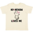 thumbnail image 3 of Inktastic My Memaw Loves Me Girls Girls Toddler T-Shirt, 3 of 5