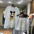thumbnail image 4 of 2024 Nuevo traje holgado de manga corta para mujer, bañadores antienvejecimiento informales de moda, conjunto de 2 piezas, estilo veraniego, 4 of 4
