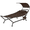 Brown, variant on Shade&Beyond Outdoor Canopy Hammock Swing Chair, Cushioned Patio Hanging Chaise Lounge w/Pillow & Storage Bag, Metal Swing Hammock Bed w/Stand for Garden, Beige