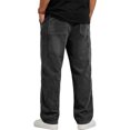 thumbnail image 3 of Men’s Sweatpants Fleece Lined Straight Leg Pants With Drawstring Waist And Pockets For Winter Casual Everyday Travel Wear, 3 of 4