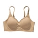 thumbnail image 4 of Brasier Mujer Sujetador Push up sin Costuras para Mujer, Inalámbrico, de Sujeción Suave, sin Relleno, Cómodo, para Pecho Pequeño, Levanta Los Laterales y Suaviza La Flacidez. Grande, 4 of 4
