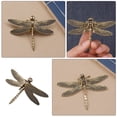 thumbnail image 6 of FRCOLOR Mini Dragonfly Statue Brass Dragonfly Sculpture Dragonfly Figurine Animal Shaped Decoration, 6 of 8