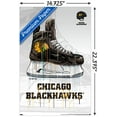 thumbnail image 3 of NHL Chicago Blackhawks - Drip Skate 21 Wall Poster, 14.725" x 22.375", 3 of 3