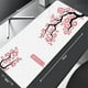 thumbnail image 2 of Alfombrillas de ratón grandes para videojuegos, alfombrilla de ratón Sakura para ordenador, alfombrilla de ratón de 90x40cm, almohadillas de escritorio para teclado de PC, alfombra de mesa, 2 of 5
