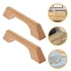 thumbnail image 2 of 6 tiradores de madera para cajones: perillas y manijas para gabinetes sin terminar, muebles de cocina, tocador, armario, cajón, perillas, manijas con tornillo, 2 of 7