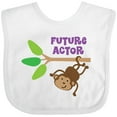 thumbnail image 3 of Inktastic Future Actor Childs Acting Theater Monkey Boys or Girls Baby Bib, 3 of 4