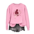 thumbnail image 4 of SBYOJLPB Breast Cancer Awareness Long Sleeve T-Shirt for Women Round Neck Inspirational Tee Shirts Tops, 4 of 5