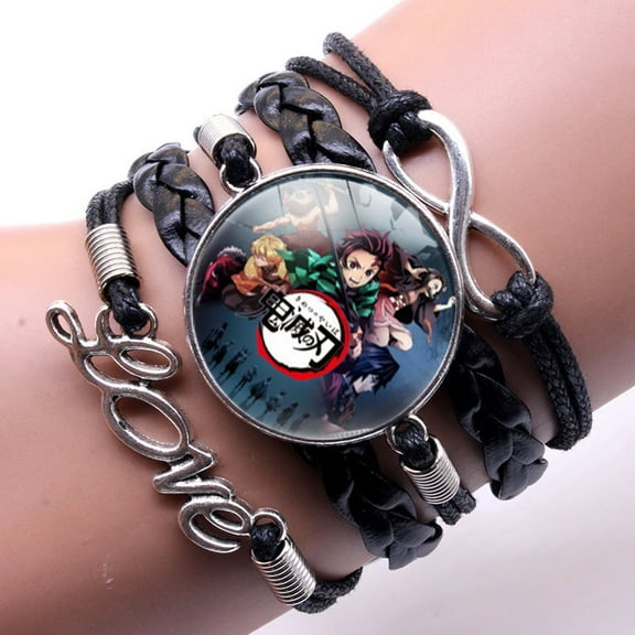 Japanese Anime Demon Slayer Time Gem Multi-layer Bracelet