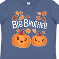 thumbnail image 4 of Inktastic Big Brother Pumpkins with Fall Leaves Boys Toddler T-Shirt, 4 of 5