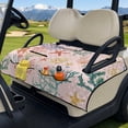 thumbnail image 3 of Whosucclay Keeps Seat Golf Cart Towel Seat Covers for Club Car Golf Cart, Travel-friendly 4 Convenient Pockets Golf Cart Seat Towel, Red Starfish, 3 of 9