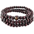 thumbnail image 1 of 6mm Wood Bangle Bracelet Tibetan Buddhist Sandal Necklace 108pcs Bead Buddhism Prayer Man, Woman, 1 of 5