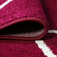 thumbnail image 4 of JONATHAN Y SUPERSOFT 8 x 10 Area Rug, Cole Minimalist Diamond Trellis - Red/White, SEU102I-8, 4 of 9