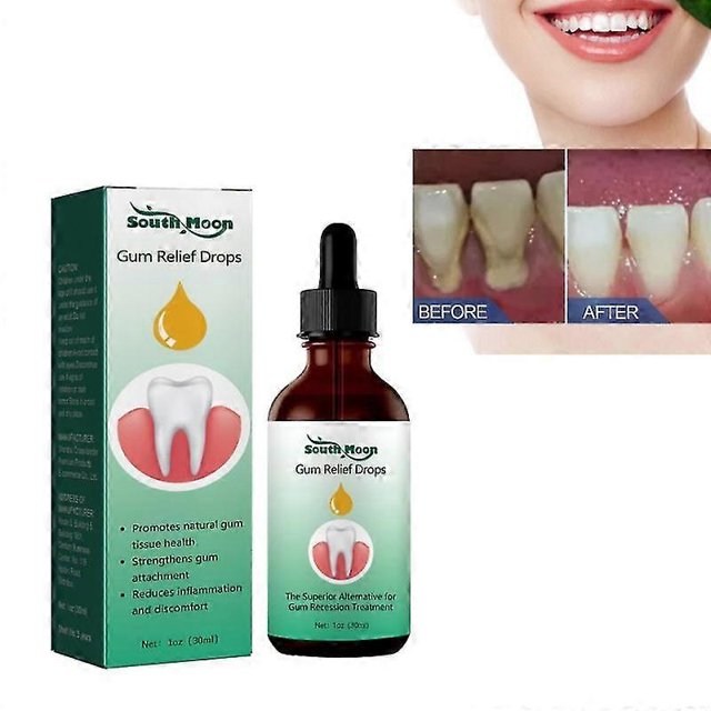 1-3pcs Quickly Gum Repair Serum Drops Relieve Receding Gum Periodontal Blistering Care Teeth Whiten Remove Yellow Toothache Toothpaste