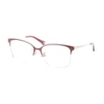 thumbnail image 1 of Coach HC5048-9167 Satin Burgundy Gold Square Gafas de metal para mujer Coach HC5048-9167, 1 of 1