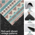 thumbnail image 3 of Blue and Pink Diamond Shaped Boho Pattern Kitchen Rugs Sets Of 3,Kitchen Runner Rugs Non Skid Washable,Decorative Kitchen Floor Mats for Kitchen,Sink,Laundry,17"x30"+ 17"x47" + 17"x59", 3 of 6