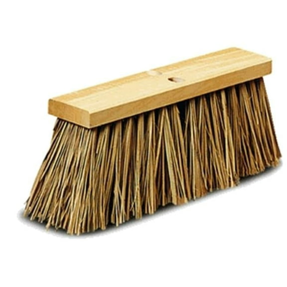 Palmyra Stalk Street Broom - Wood