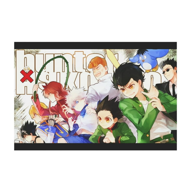 Qingyee Anime Canvas Poster Polyester Multi Size Decorative Poster,Hunter X Hunter Poster Anime Paint Decorative Poster Horizontal For Wall,Home,Indoor and Outdoor Decoration