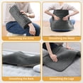 thumbnail image 2 of Heating Pad for Back Fatigue Relief, 33" X 17" XXX-Large Heating Pads for Cramps,Electric Heating Pad XL with 6 Fast Heating Settings,Moist Dry Heat Options,Auto-Off,Machine Washable, 2 of 9