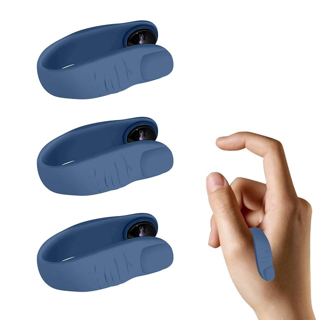 Abrazadera de mano para masaje, paquete de 2 clips de acupresión para dedo, diseño elevado