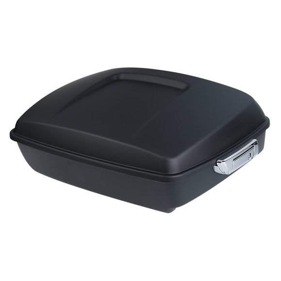 XMT-MOTO 10.7" Chopped Tour pack Pack Trunk W/Latch fits for Harley Davidson Touring 2014-later, Matte Black