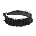 thumbnail image 2 of Headband WithTooth Wide Braid Messy Hair Hoop, Non-Slip Messy Braided Headband, Women Synthetic Hair Plaited Braids Elastic Headband, 2 of 5