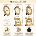 thumbnail image 3 of 97 Decor Small Rose Gold Picture Frames Set - 10 Pcs Oval Rectangle Golden Mini Frames, 3 of 7