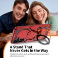 thumbnail image 7 of Allytechgroup Slim Case for Samsung Galaxy A16 5G with Stand, Compatible with Magsafe Built-in  Kickstand Rugged Heavy Duty Durable Cover Case Shockproof Magnetic Protective for Women Men, Red, 7 of 7