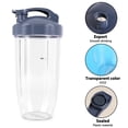 thumbnail image 4 of Tasses de Remplacement 32Oz avec Couvercle Rabattable pour Mixeur 600W et Pro 900W (Lot de 2), 4 of 8