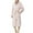 Light Pink, variant on Yufatyle Womens Striped Hooded Plush Robes Winter Warm Long Bathrobe Soft Comfy Homewear SleepwearBlue PJ