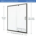 thumbnail image 3 of Miseno Msdc4869 Purify 69" High X 48" Wide Semi-Framed Pivot Shower Door Chrome, 3 of 7