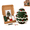 Christmas tree#067, variant on Chibi-Style Doll DIY Christmas Crochet Kit for Beginners, All-in-One Amigurumi Starter Kit with Stuffing Accessories, Step-by-Step Guide DIY Handmade Xmas Ornament Craft Gift Reindeer