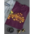 thumbnail image 3 of Bavarian Hat Autumn Leaves T-Shirt Women -Image by Shutterstock, Female Medium, 3 of 4