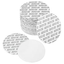 Uxcell 52mm/2.05"Foam Lid Liner, 80Pcs Adhesive Round PS Pressure Sensitive Seals, Cap Liners Resistant Tamper for Plastic Glass Jar Bottle Cap Canning Vials Seals
