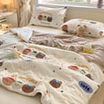 thumbnail image 3 of Couette d'Été en Velours Haricot Antibactérien, Couverture Fraîche, Couette pour Climatisation, Couette Mince, Housse de Canapé pour Lit Simple, 3 of 7