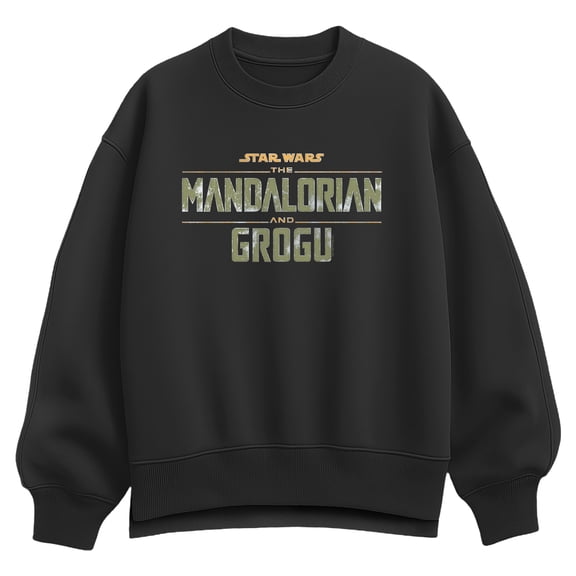 Star Wars - Logo Grit Oversized Fleece Crew Sweatshirt