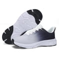 thumbnail image 2 of Men's Lightweight Gradient Knit Sneakers, Stylish Breathable Athletic Shoes (Casual and versatile）, 2 of 7