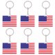 thumbnail image 1 of KAKOWELY llaveros acrílicos con la bandera estadounidense, colgantes decorativos para bolso., 1 of 4