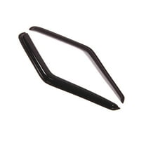 TuningPros Outside Mount Window Visor Deflector Smoke Tinted 2 Pcs Set For 1995-2007 Chevrolet S-10