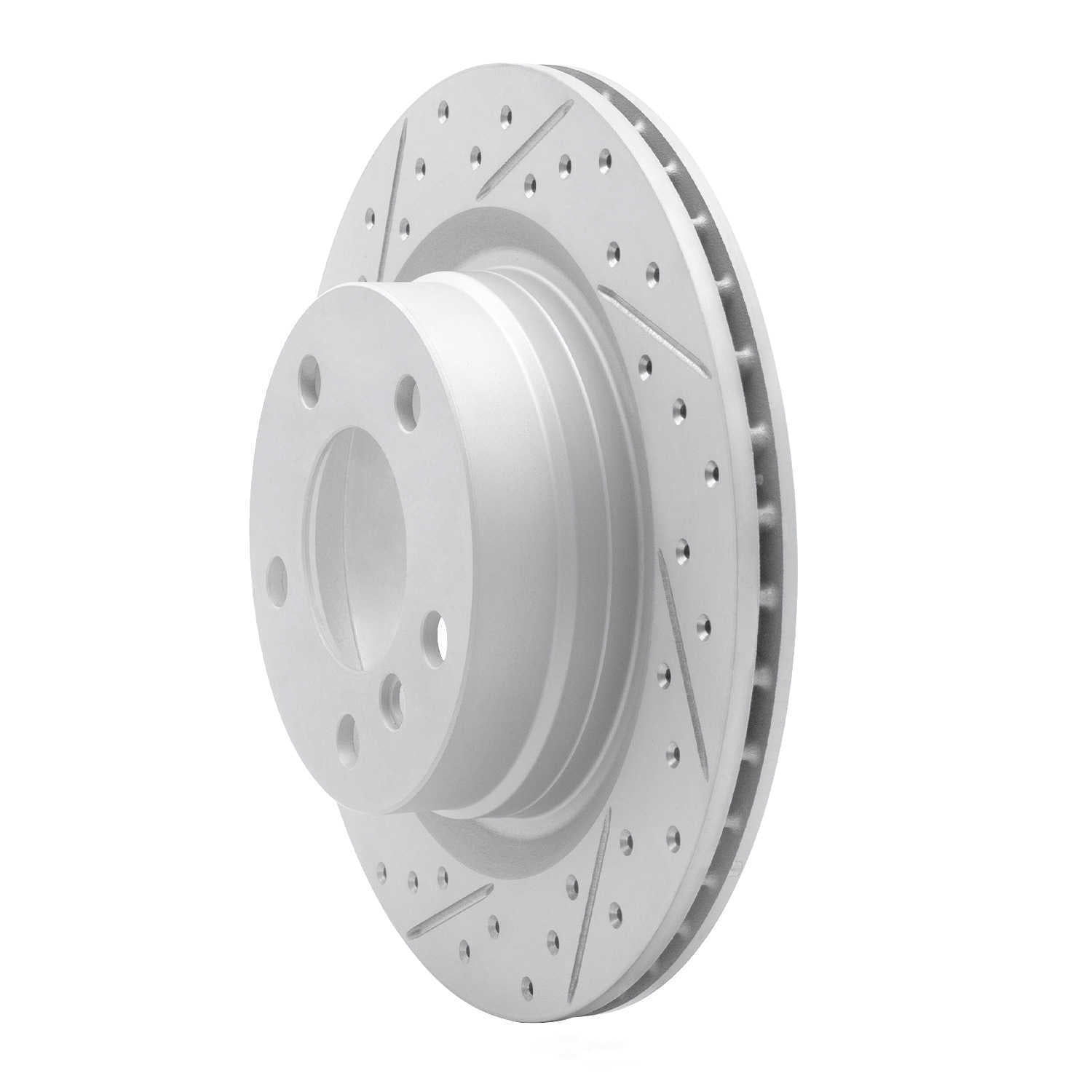 Dynamic Friction Company 830-31111L DFC Rotor Drilled and Slotted