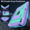 thumbnail image 2 of Decase Shock-Resistant Rugged Case for iPad Air 11 inch Case M3/ M2 (2025/2024) with Kickstand & Shoulder Strap,Tri-Layer PC+TPU Back Cover,Heavy Duty Protective Case for iPad Air 6th Generation,K, 2 of 9