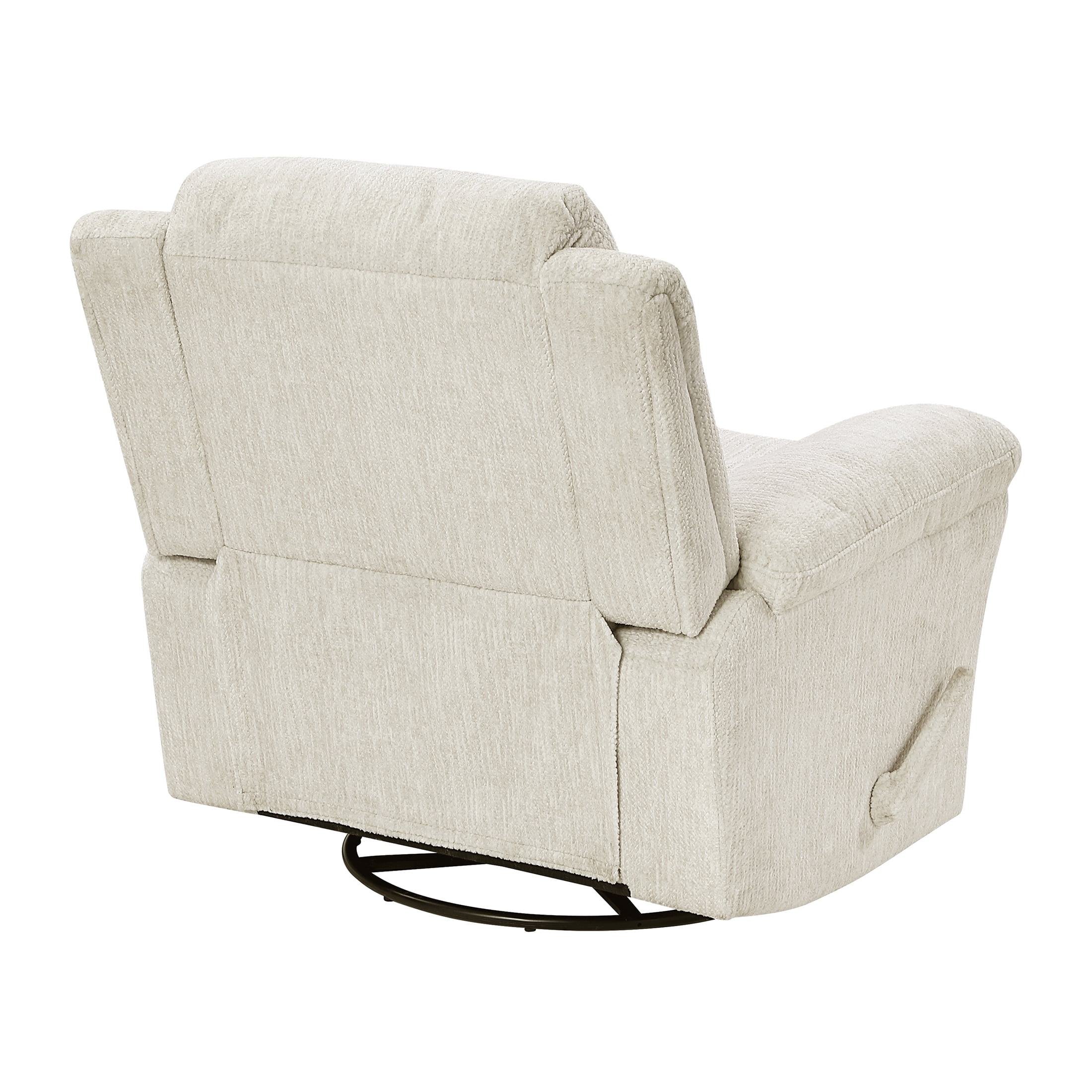 OakvillePark Windcroft Microfiber Swivel Glider Reclining Chair, Beige