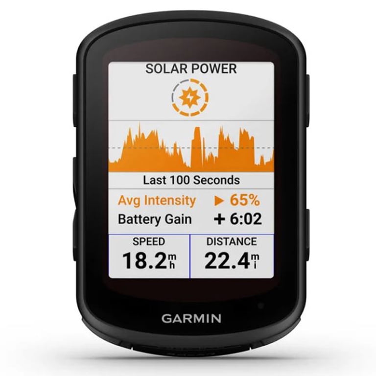 Garmin 010-02695-20 Edge 840 Solar, Compact GPS Cycling Computer